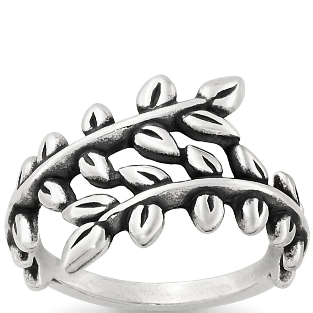 James Avery Delicate Vines SS Ring size 7